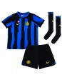 Inter Milan Lautaro Martinez #10 Dječji Domaci Dres kompleti 2023-24 Kratak Rukavima (+ kratke hlače)
